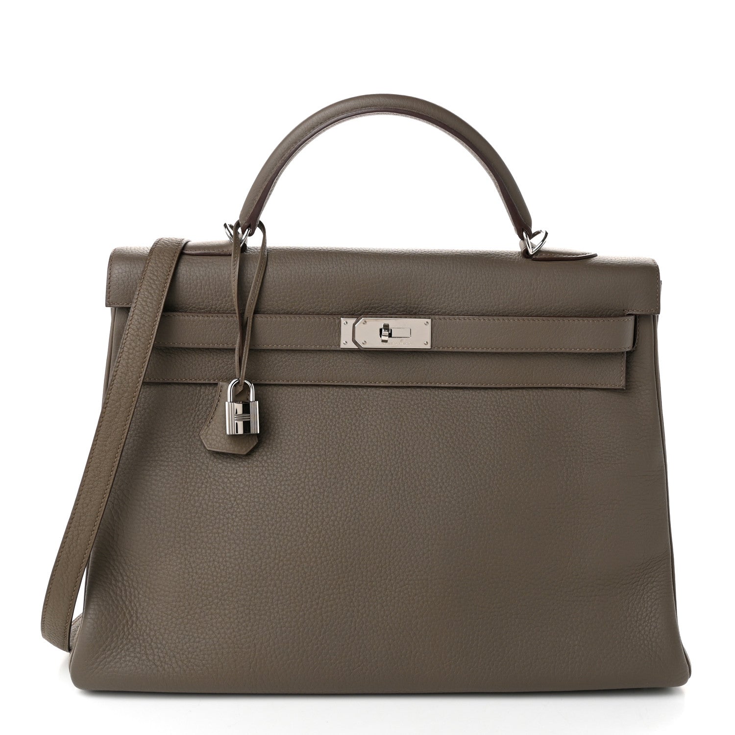 Hermes Togo Kelly Retourne 40 Etain 1 of 11