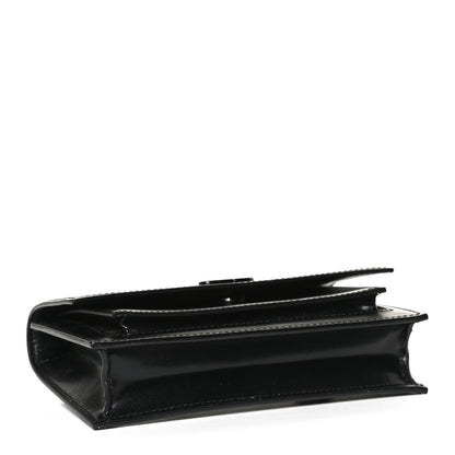 Balenciaga Shiny Box Calfskin Monochrome XS Sharp Belt Bag Black 4 of 12