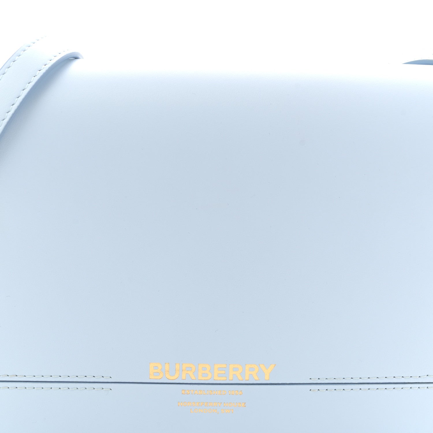 Burberry Smooth Calfskin Small Grace Bag Pale Blue 8 of 10