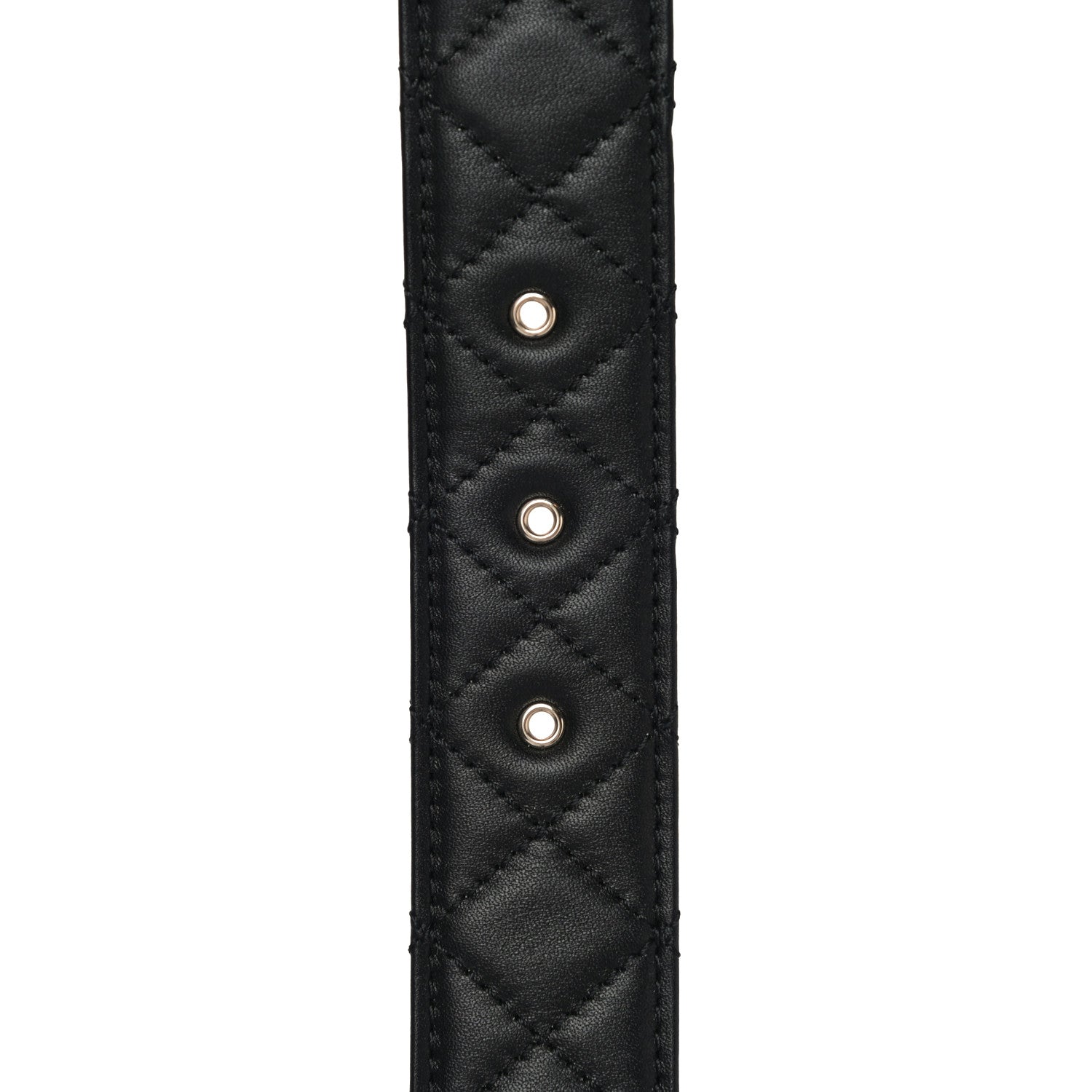 Chanel Lambskin Quilted CC Chain Belt 95 38 Black 8 of 11