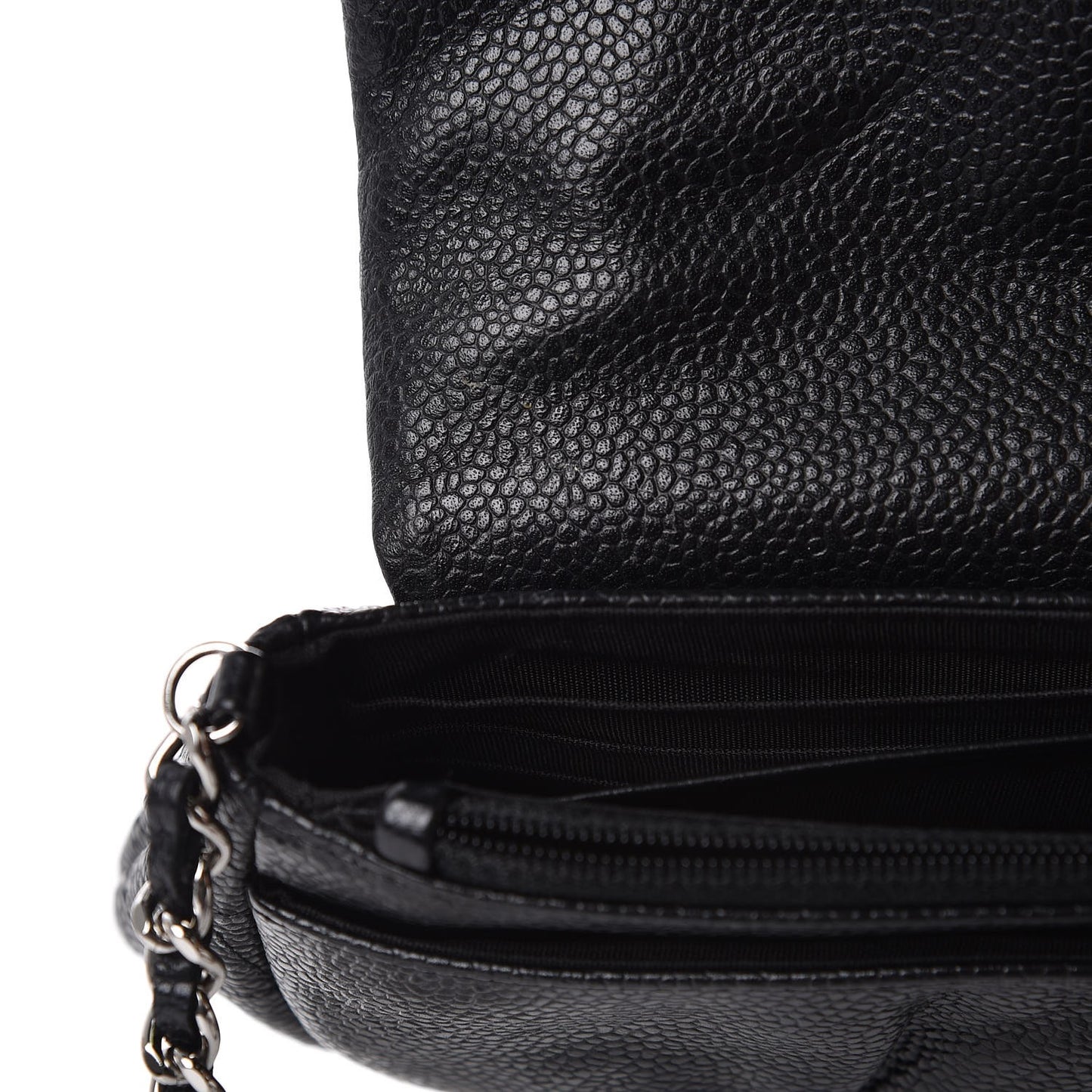 Caviar Half Moon Wallet On Chain WOC Black