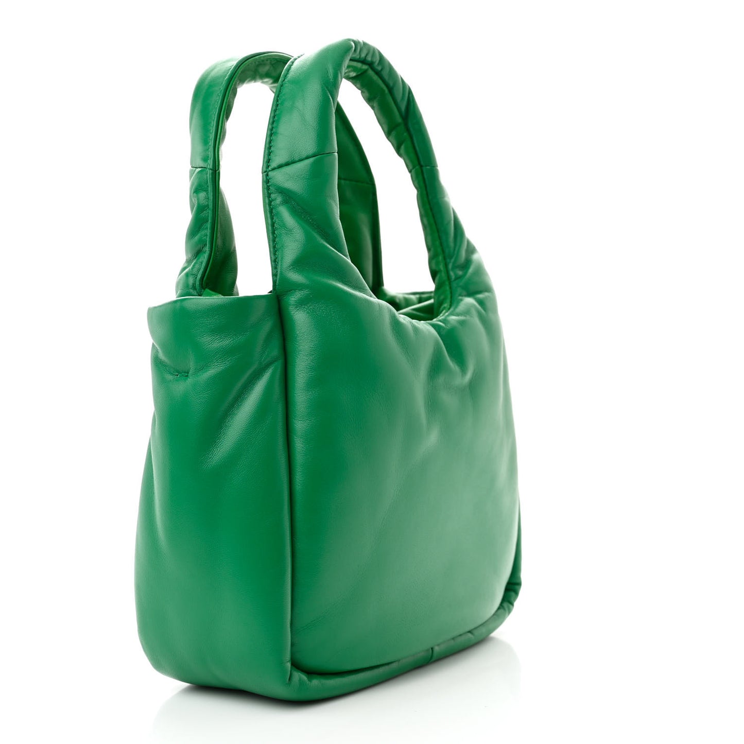 Nappa Soft Padded Small Double Handled Shoulder Bag Mango