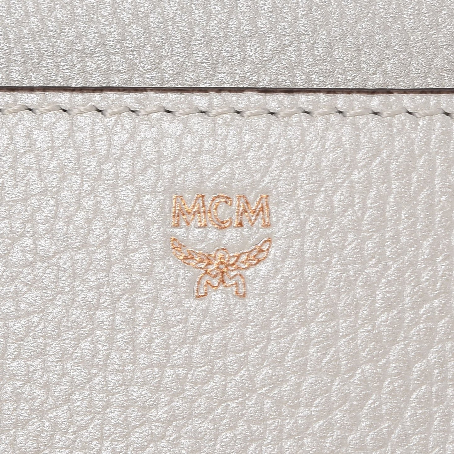 Grained Calfskin Medium Milla Convertible Backpack White Flake