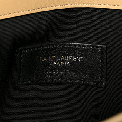 Saint Laurent Micro Raffia Uptown Pouch Natural Hay Blush 6 of 6