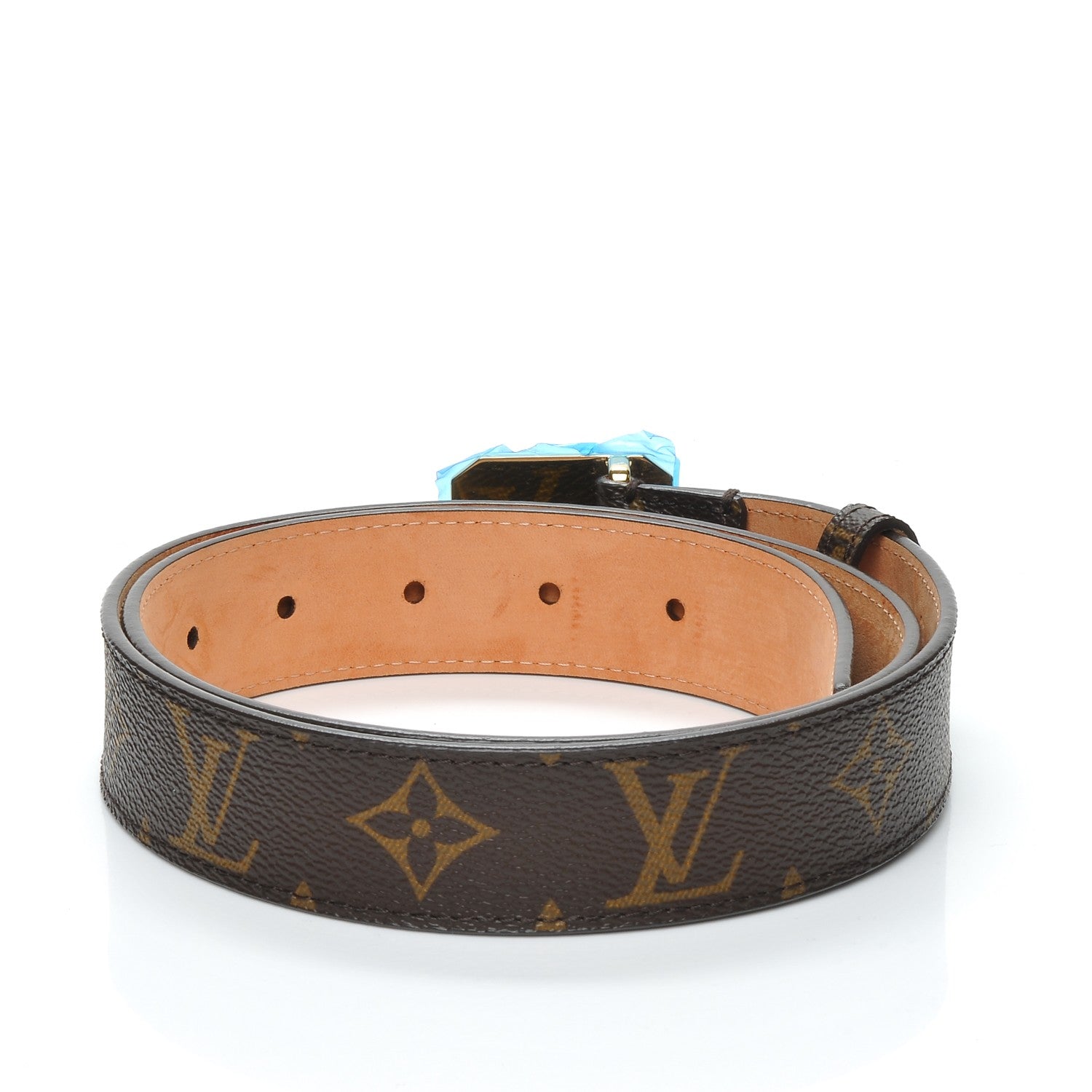 Louis Vuitton Monogram 30 mm Cabochon Belt 85 34 3 of 5