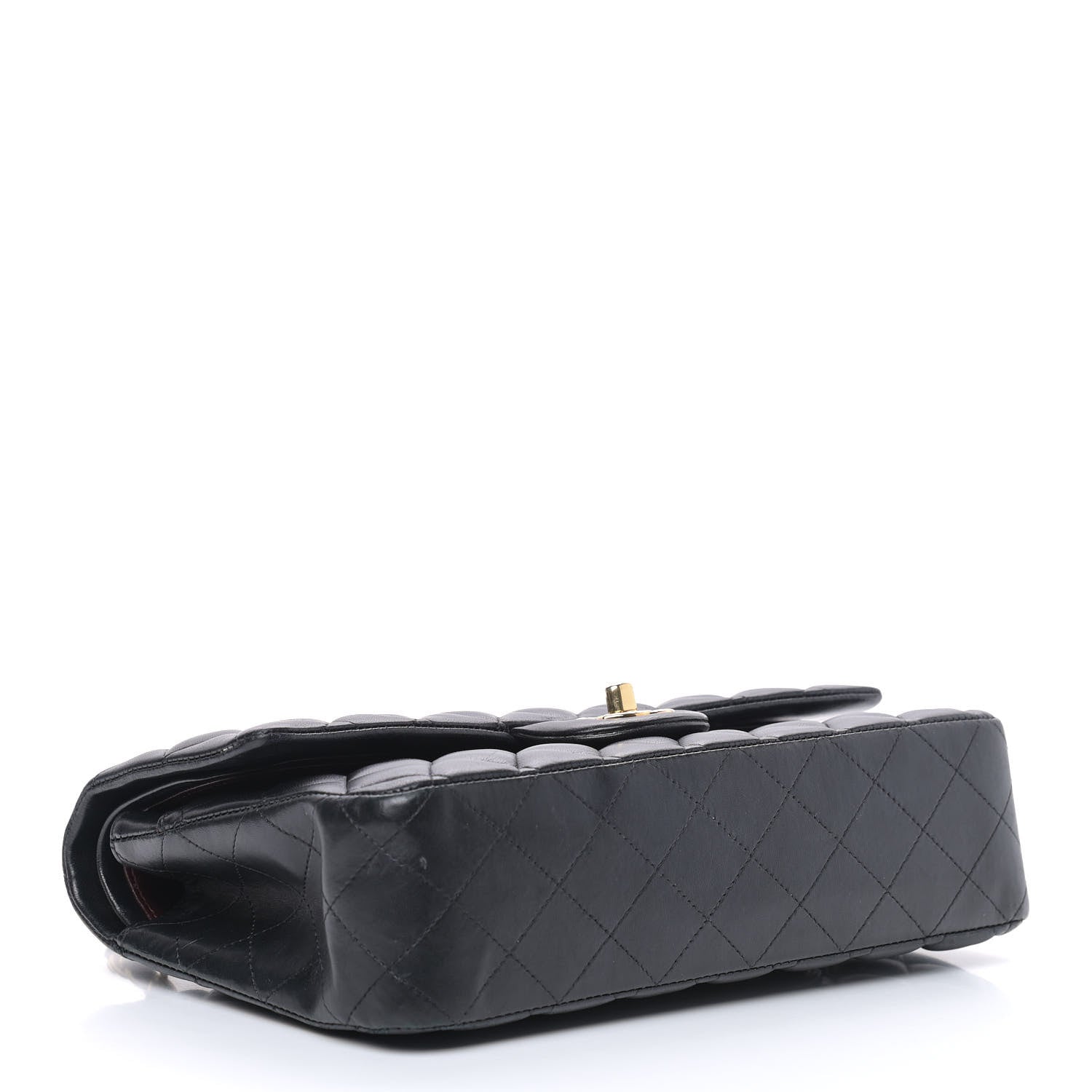Chanel Lambskin Quilted Medium Double Flap Black 3 of 10
