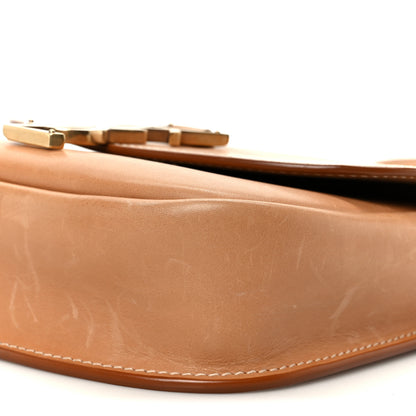Saint Laurent Smooth Vintage Calfskin Small Kaia Satchel Brown Gold 10 of 12