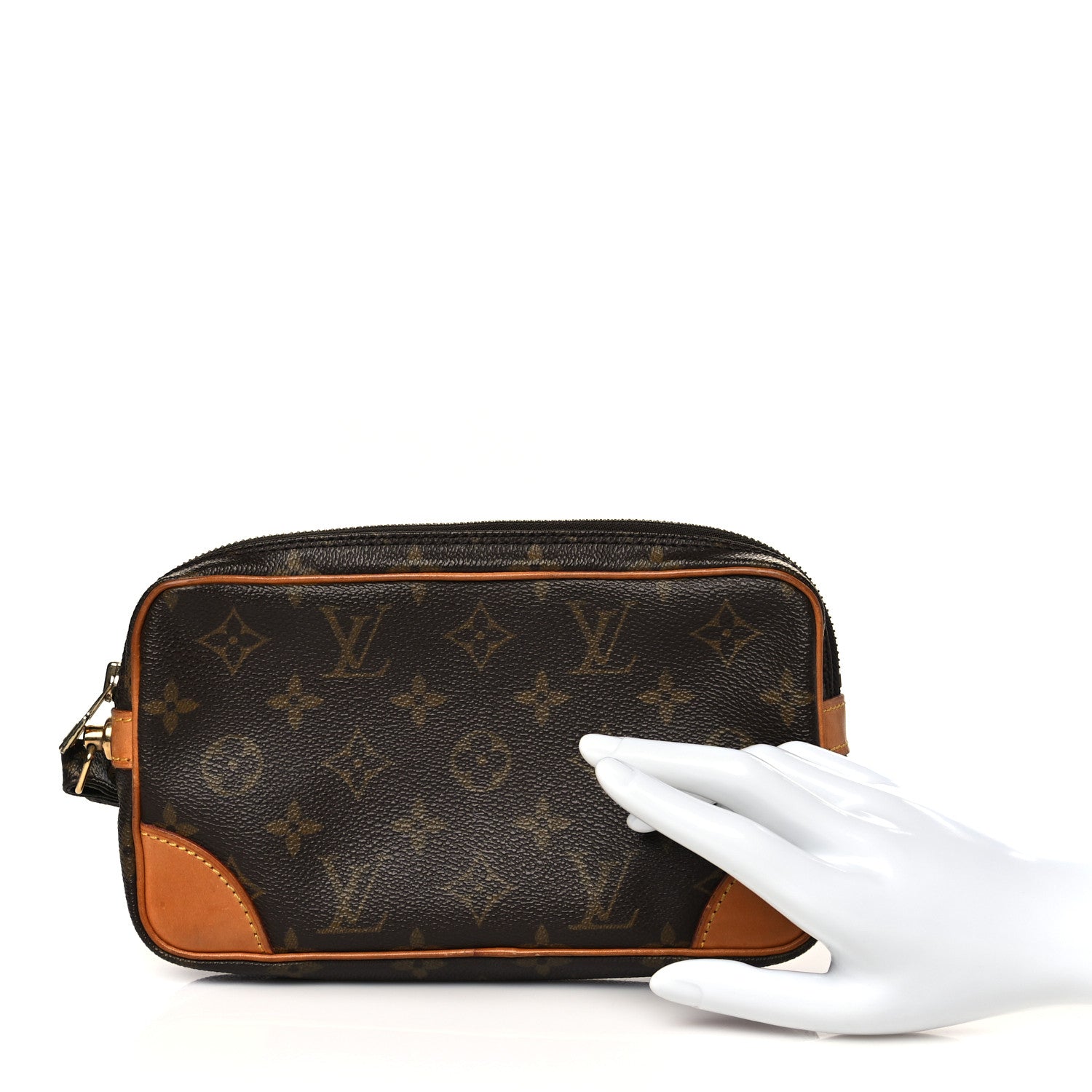 Louis Vuitton Monogram Pochette Marly Dragonne 22 2 of 9