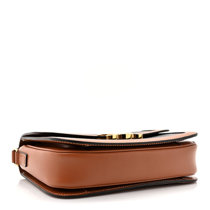 Celine Triomphe Canvas Calfskin Medium Triomphe Bag Tan 4 of 11