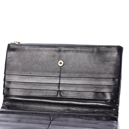 Bottega Veneta Nappa Intrecciato Double Zip Clutch Wallet Black 9 of 10
