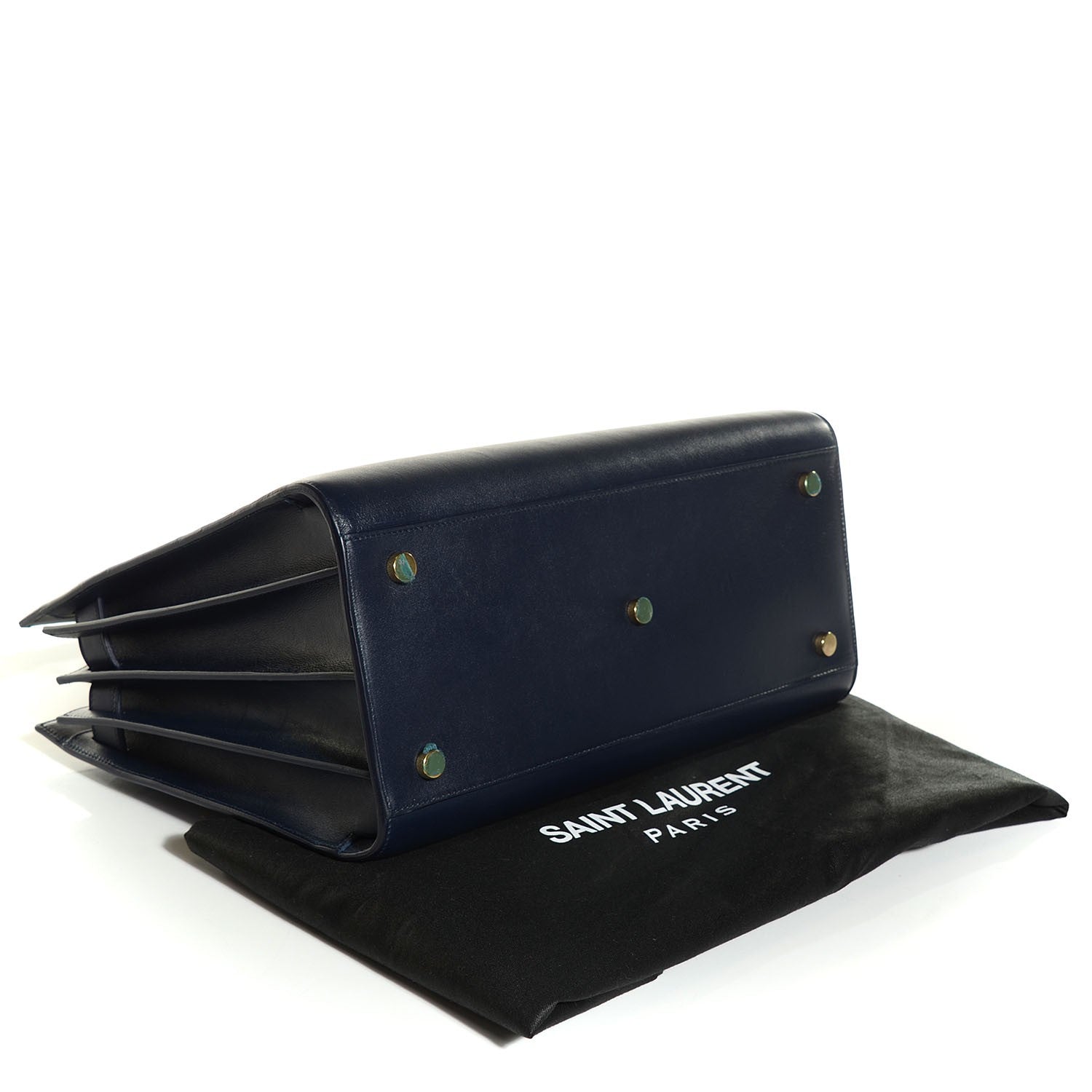Saint Laurent Calfskin Small Sac De Jour Navy 4 of 11
