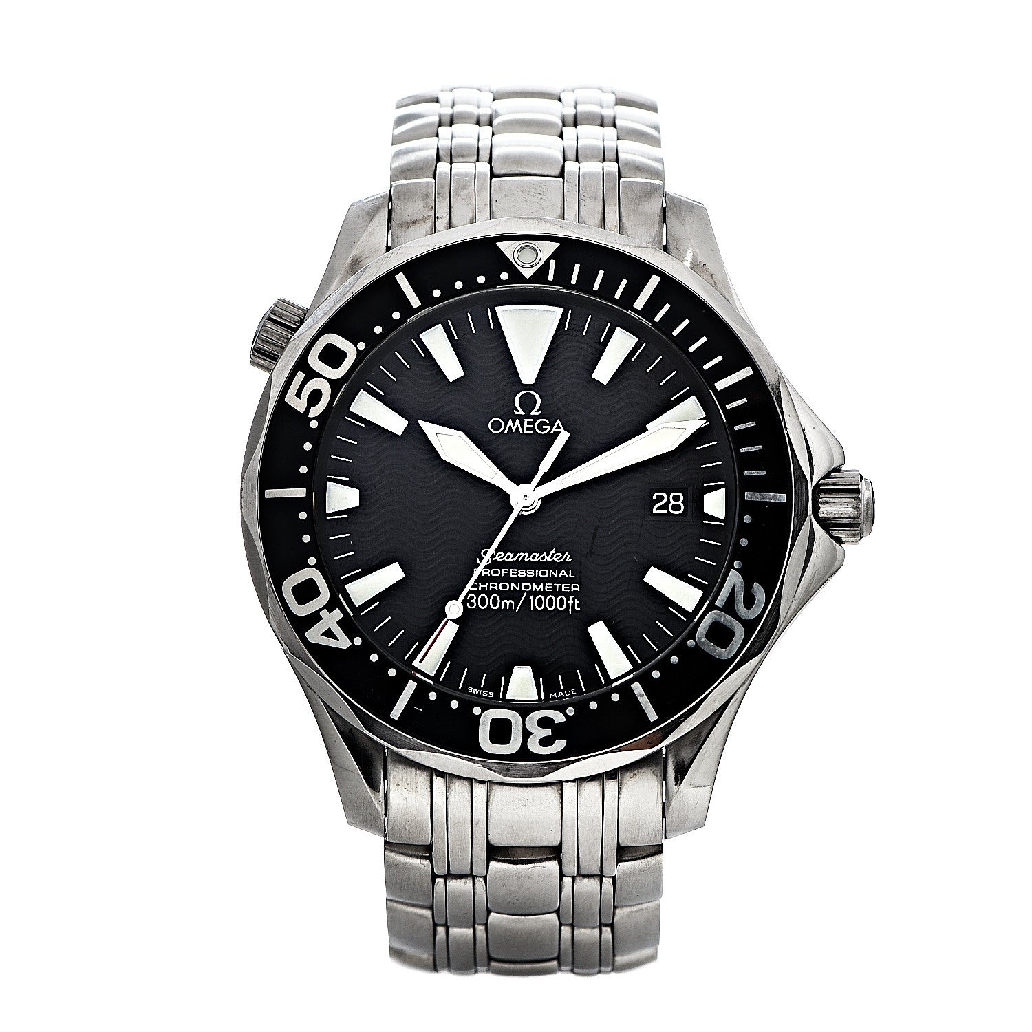 Omega Stainless Steel 42mm Seamaster Professional Chronometer Automatic Watch Black 2054.50.00 1 of 10
