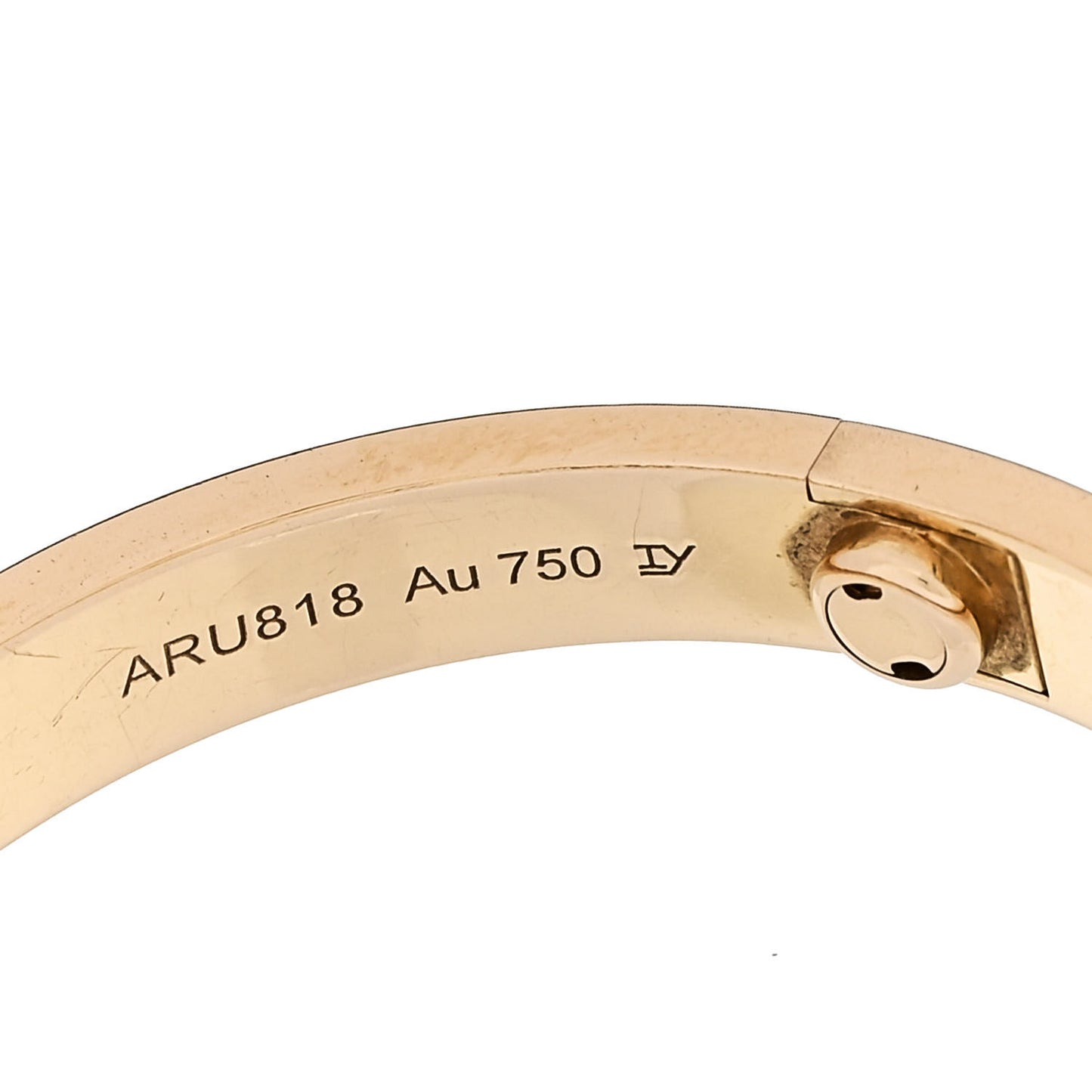 18K Yellow Gold Love Bracelet 16