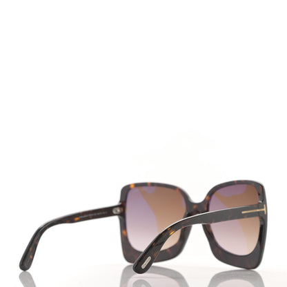 Tom Ford Acetate Emmanuella Sunglasses TF618 Havana 4 of 8