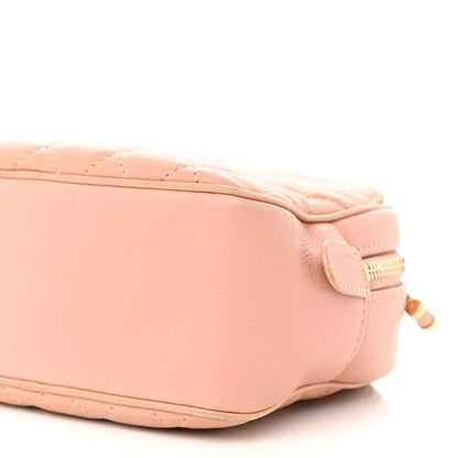 Chanel Calfskin Quilted CC Small Vanity Case Beige 10 of 12