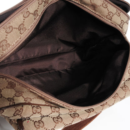 Gucci Monogram GG Flight Crossbody Bag Brown 5 of 7