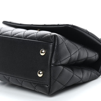 Chanel Caviar Quilted Mini Coco Handle Flap Black 9 of 9