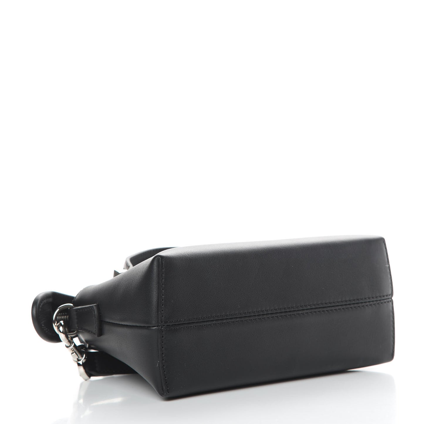 Vitello Dolce Bi-Color FF 1974 Embossed Mini By The Way Boston Bag Black Maya