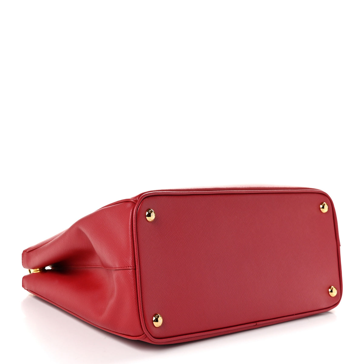 Saffiano Medium Galleria Double Zip Tote Fuoco