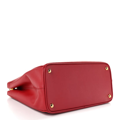 Prada Saffiano Medium Galleria Double Zip Tote Fuoco 4 of 11