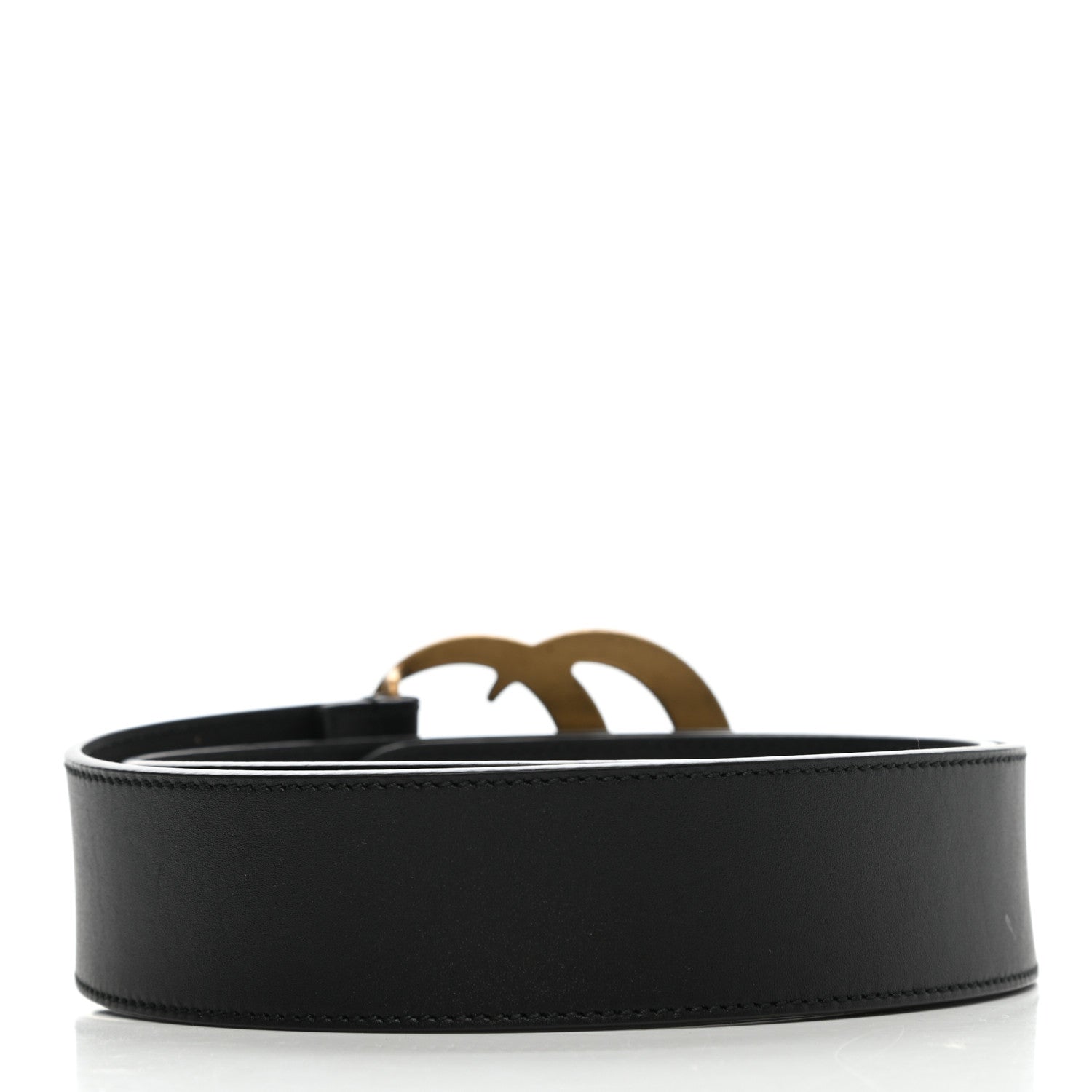 Gucci Calfskin Double G 40mm Belt 80 32 Black 2 of 8