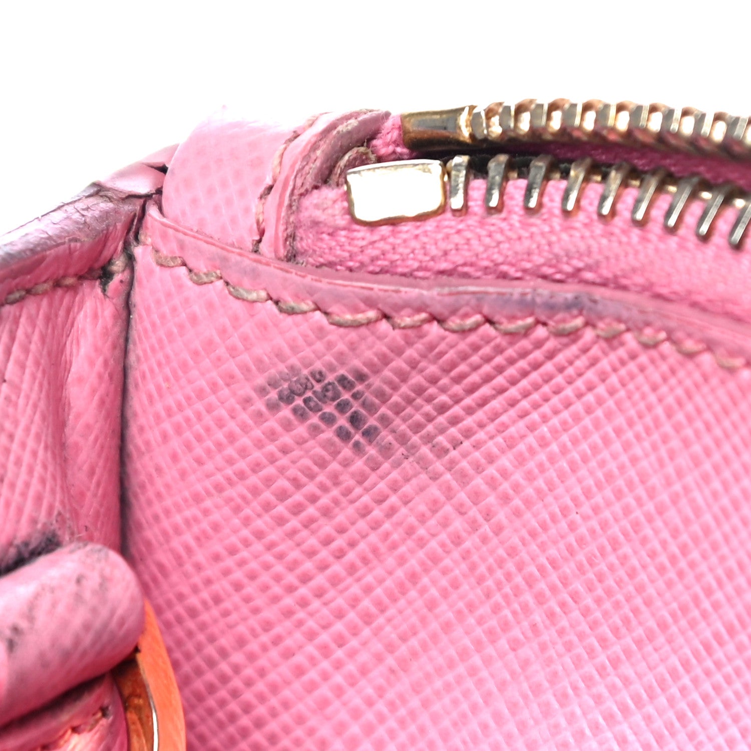 Prada Saffiano Lux Mini Galleria Double Zip Tote Begonia 12 of 35