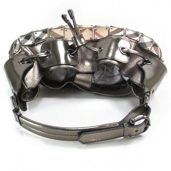 Burberry Prorsum Super Nova Warrior Studded Hobo Metallic 6 of 11
