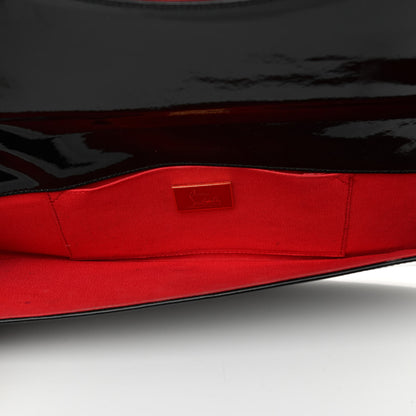 Christian Louboutin Patent Pigalle Clutch Black 5 of 7