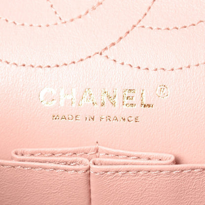 Chanel Aged Calfskin Quilted 2.55 Reissue 226 Flap Light Pink 8 of 10