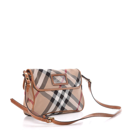 Burberry Nova Check Messenger Bag Brown 3 of 13
