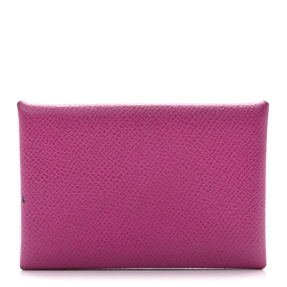 Hermes Epsom Calvi Card Case Magnolia 1 of 7