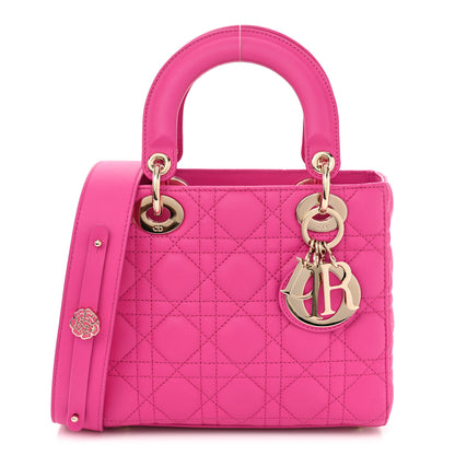 Christian Dior Lambskin Cannage Small My ABCDior Lady Dior Rani Pink 1 of 10