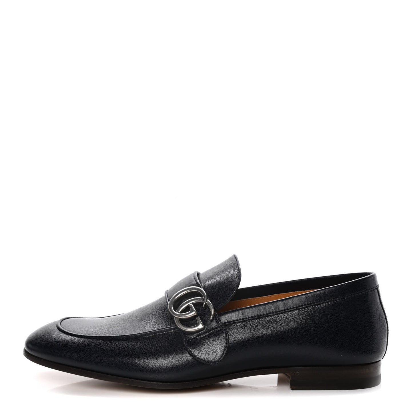 Goatskin Mens GG Loafers 7.5 Blue