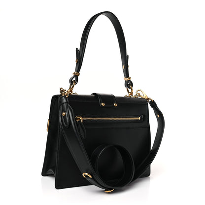 Prada City Calfskin Saffiano Cahier Top Handle Bag Black 3 of 8