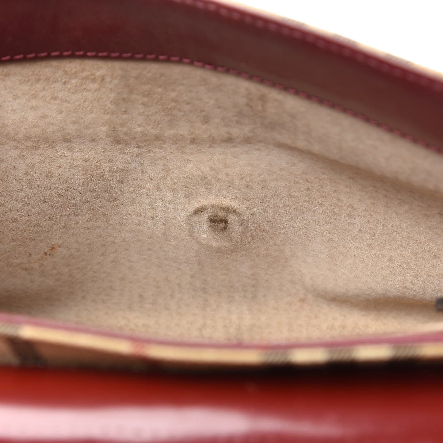 Haymarket Check Shoulder Bag Military Red