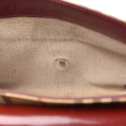 Burberry Haymarket Check Shoulder Bag Military Red 17 of 17