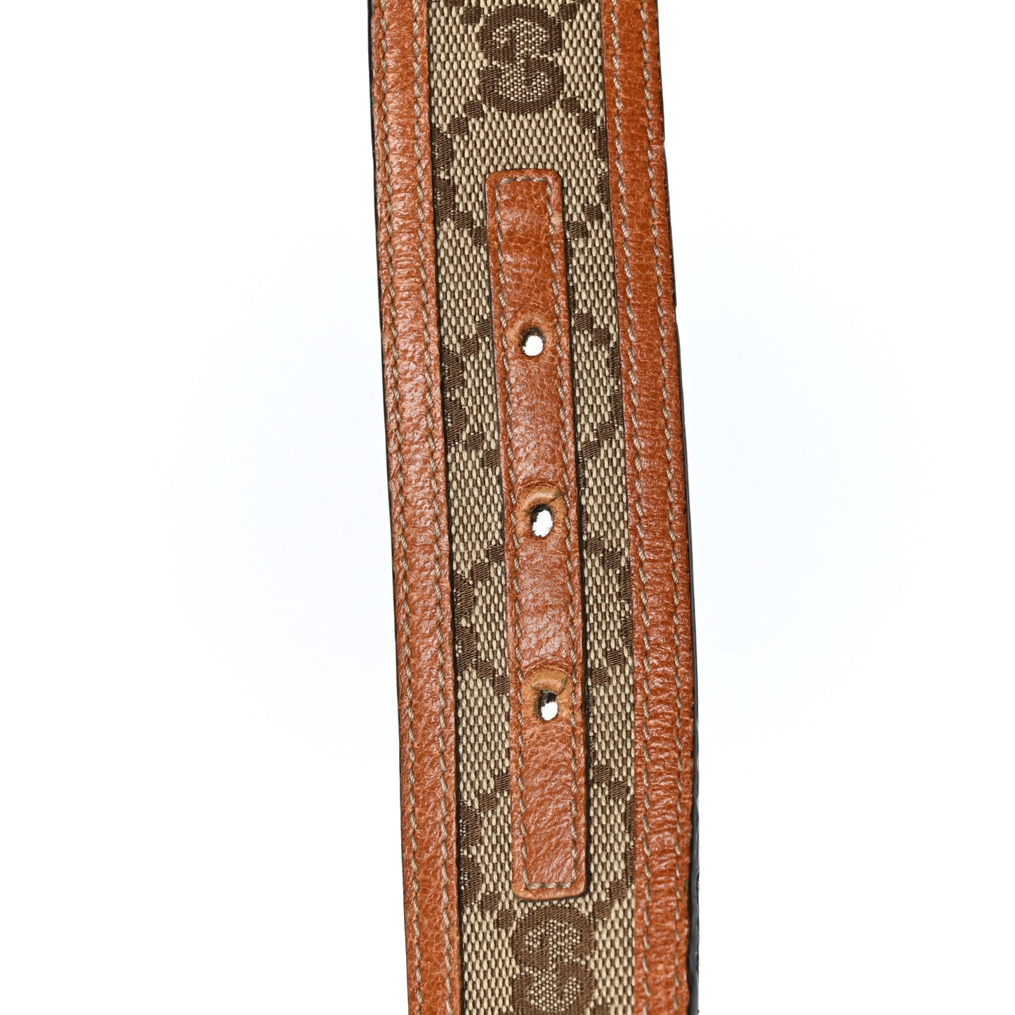 Monogram Interlocking G Belt 85 34 Light Brown
