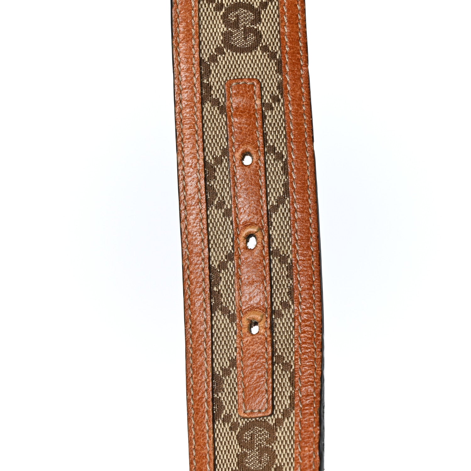 Gucci Monogram Interlocking G Belt 85 34 Light Brown 5 of 6