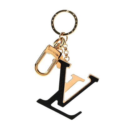 Louis Vuitton Metal Taurillon LV Capucines Bag Charm Key Holder Black 1 of 5