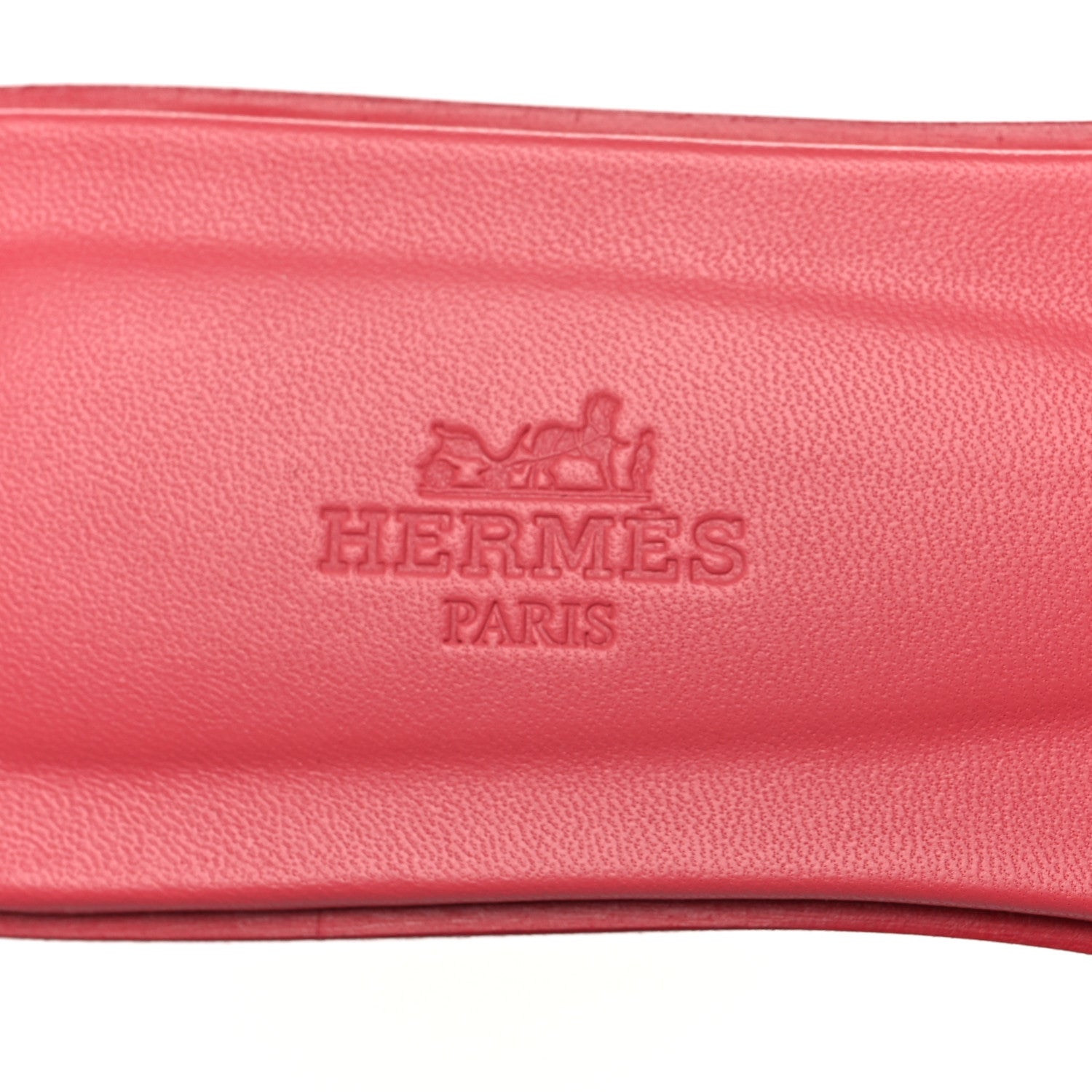 Hermes Calfskin Oran Sandals 38 Rouge Bali 7 of 8