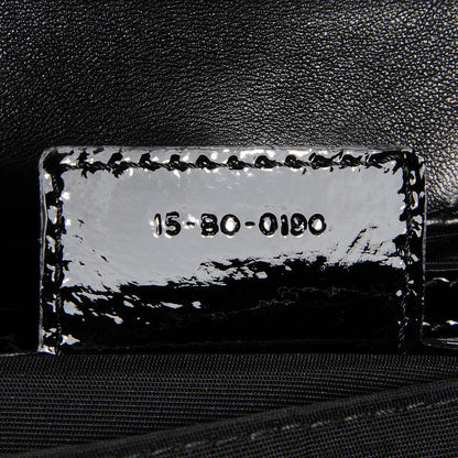 Christian Dior Patent Cannage New Lock Flap Black 8 of 9