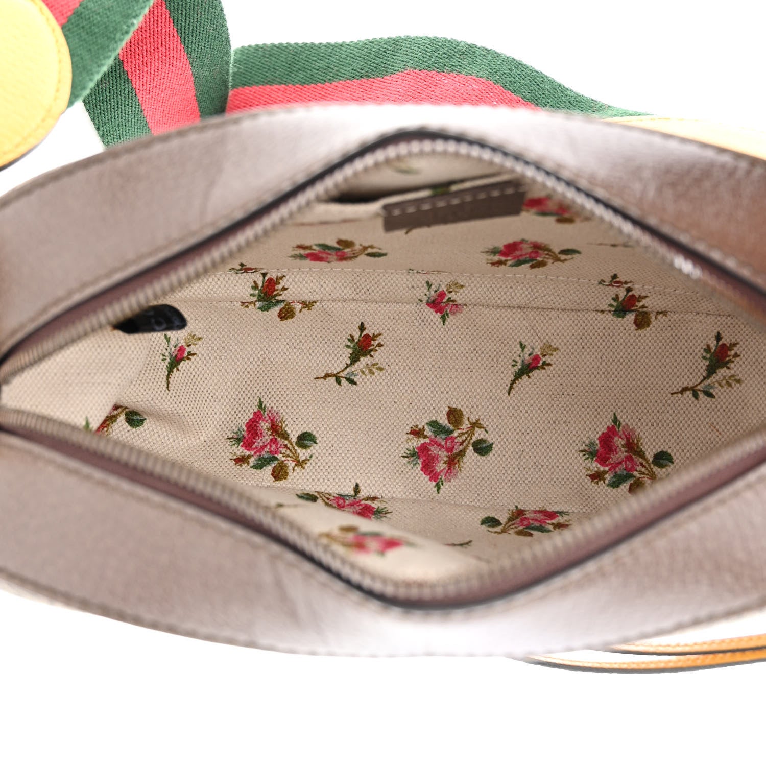 Gucci GG Supreme Monogram Web Neo Vintage Shoulder Bag Beige New Acero Crop 5 of 11