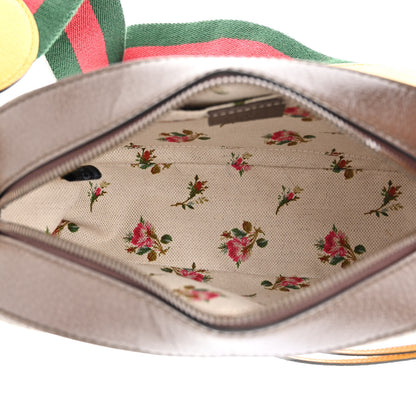 Gucci GG Supreme Monogram Web Neo Vintage Shoulder Bag Beige New Acero Crop 5 of 11