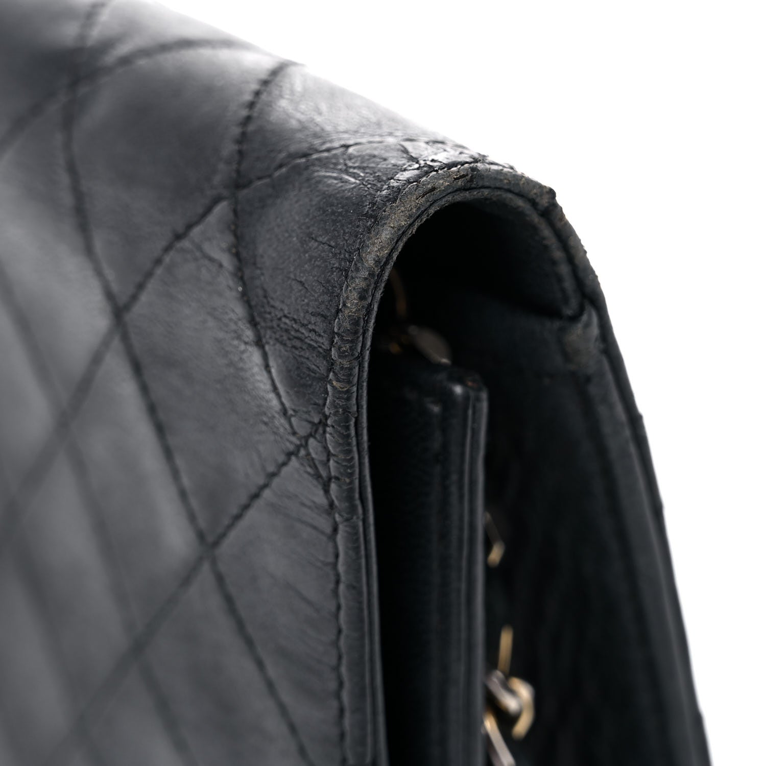 Chanel Lambskin Quilted Wallet On Chain WOC Black 14 of 28
