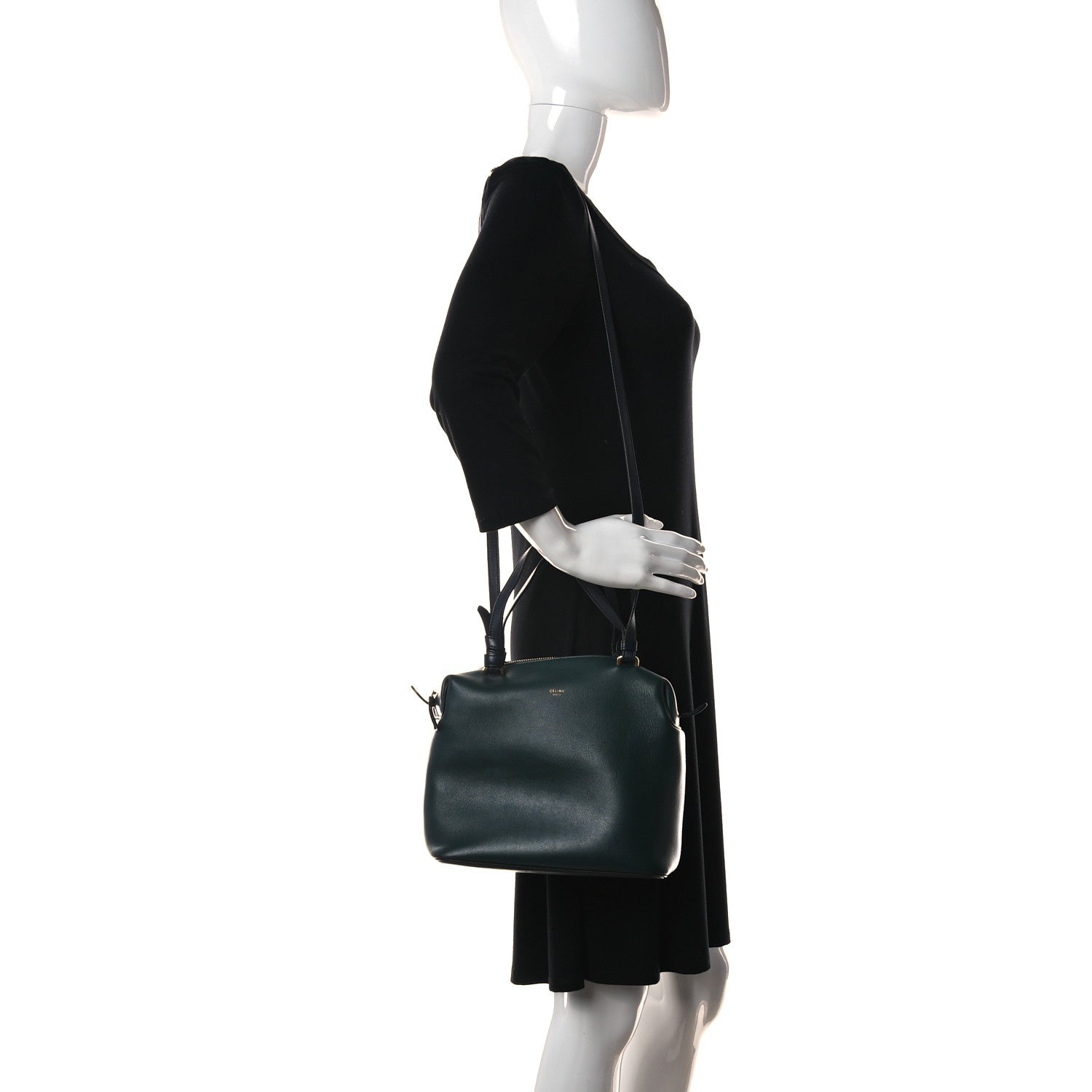 Celine Lambskin Small Soft Cube Satchel Amazone 3 of 15