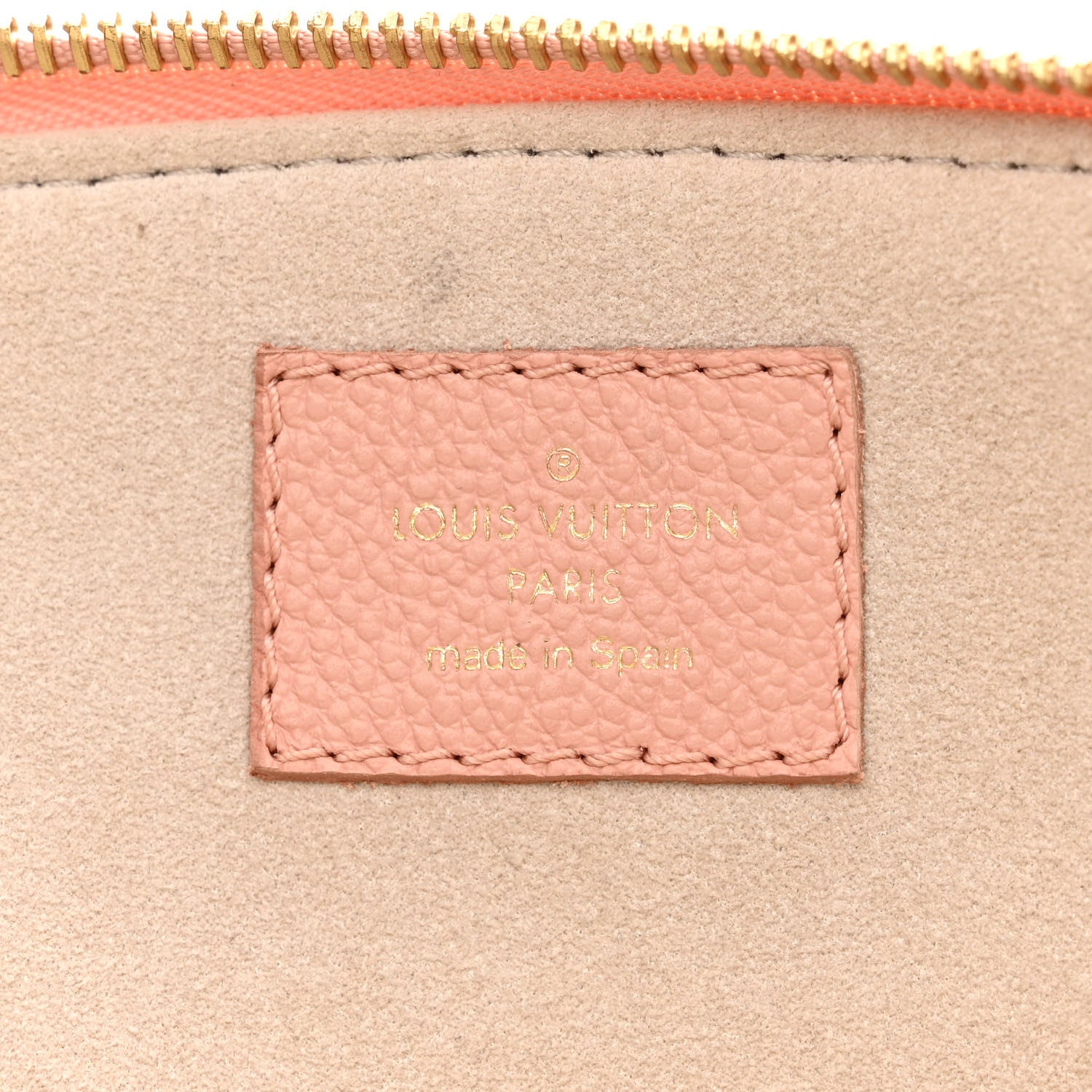Louis Vuitton Empreinte Monogram Giant Petit Palais Rose Trianon Creme 6 of 12