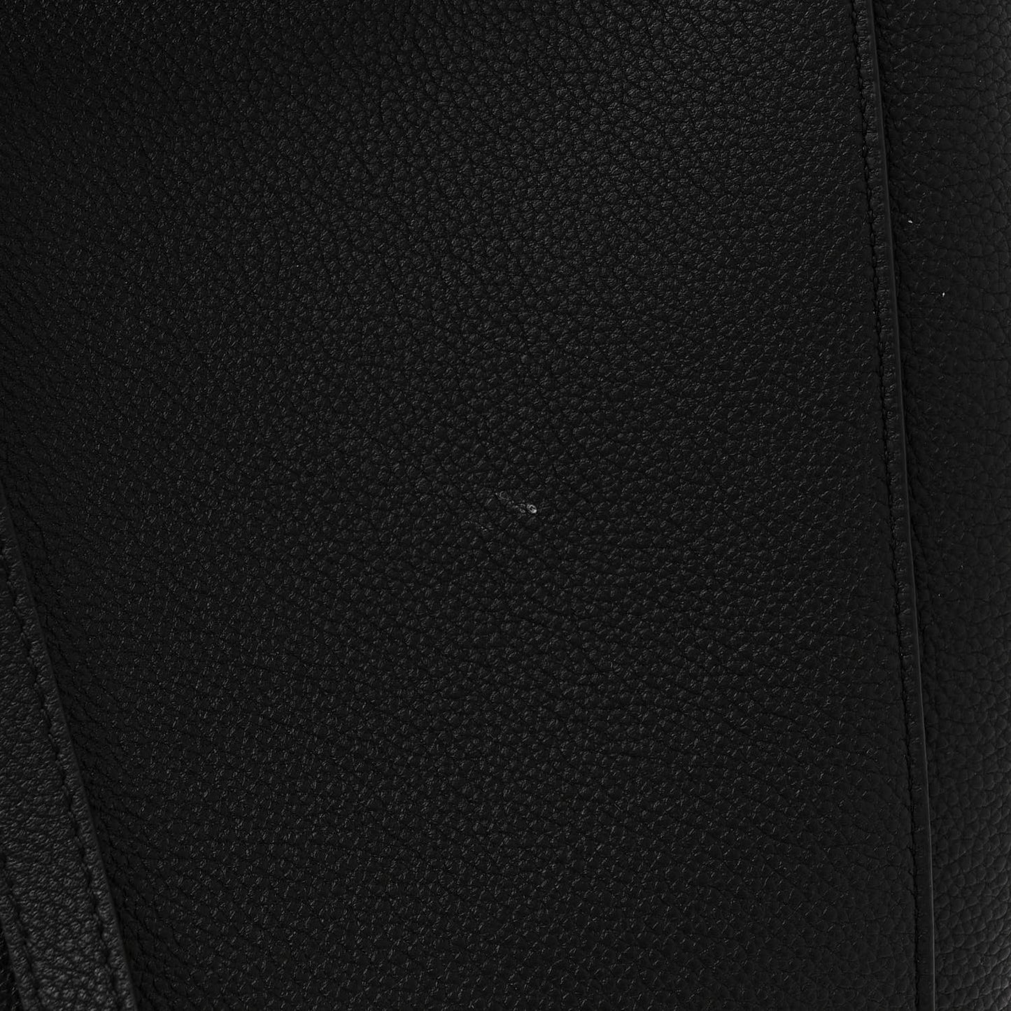 Soft Grained Calfskin Small Belt Cabas Phantom Black