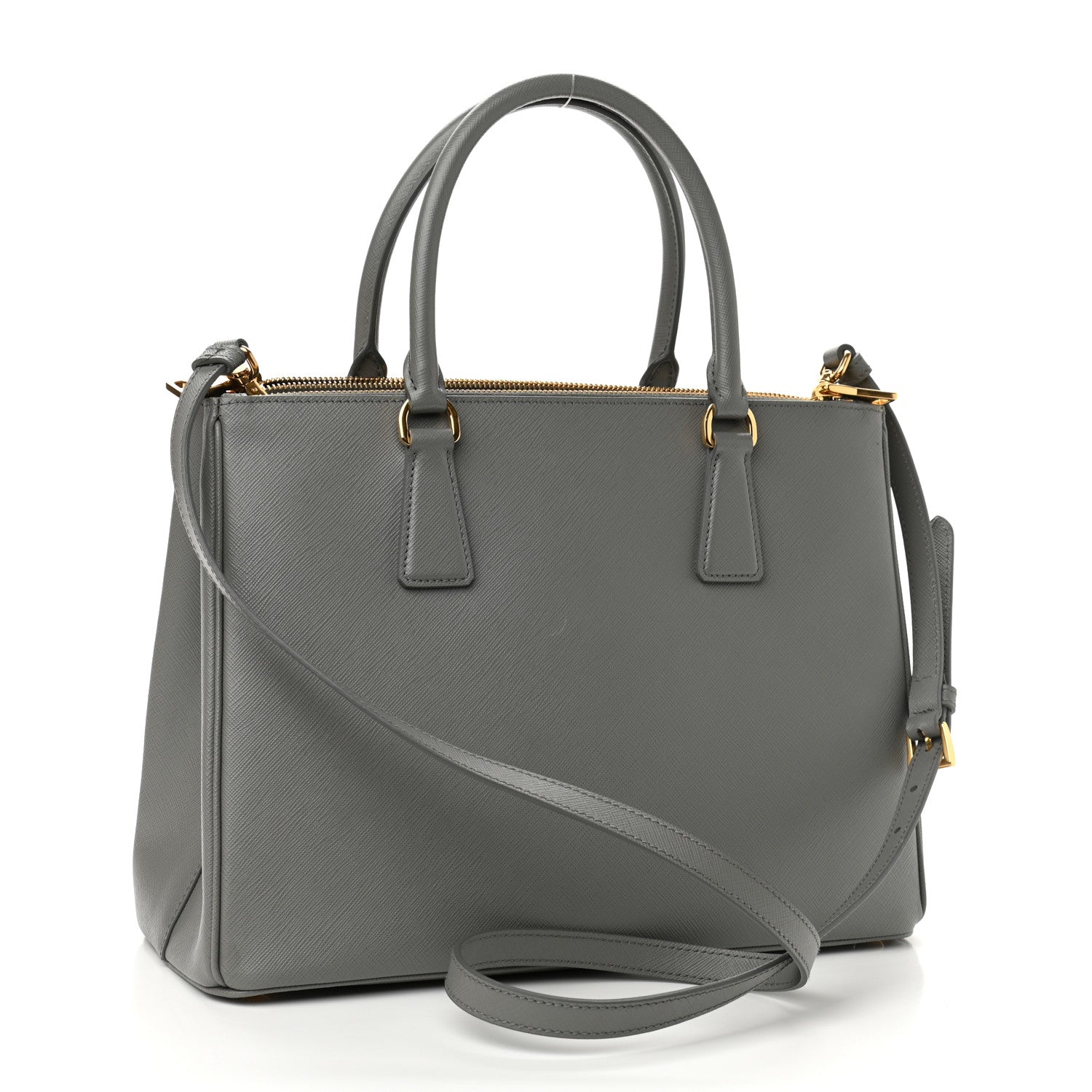 Prada Saffiano Lux Medium Galleria Double Zip Tote Ardesia 3 of 12