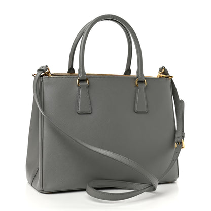 Prada Saffiano Lux Medium Galleria Double Zip Tote Ardesia 3 of 12