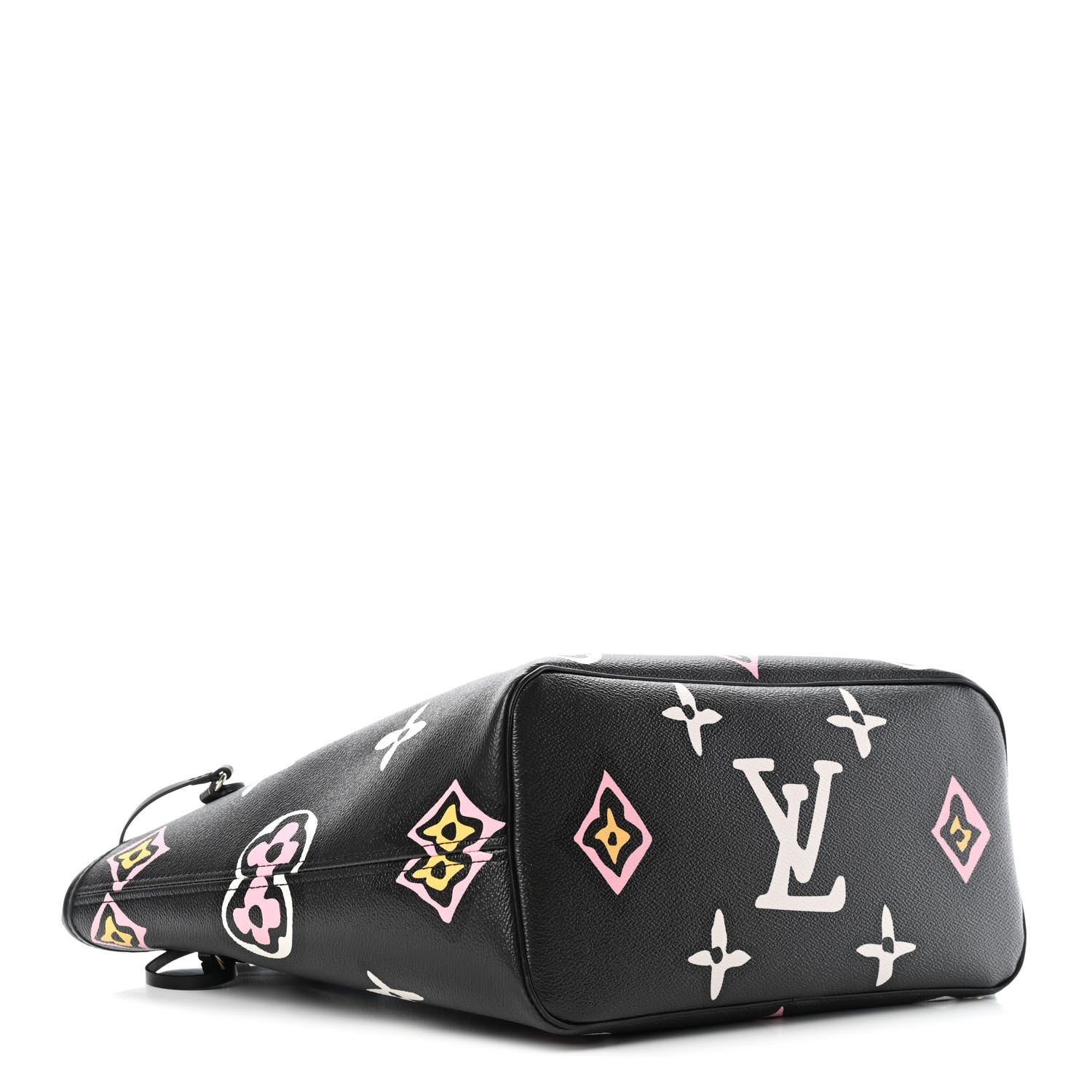 Louis Vuitton Monogram Giant Wild At Heart Neverfull MM Black 3 of 4